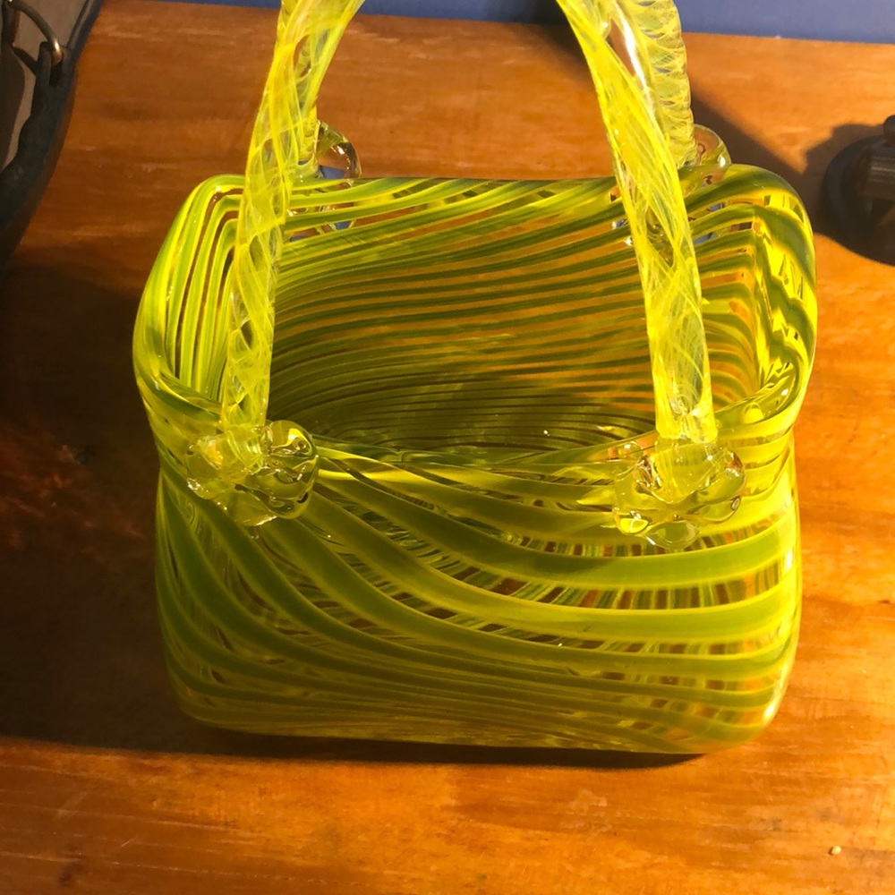 Glass purse